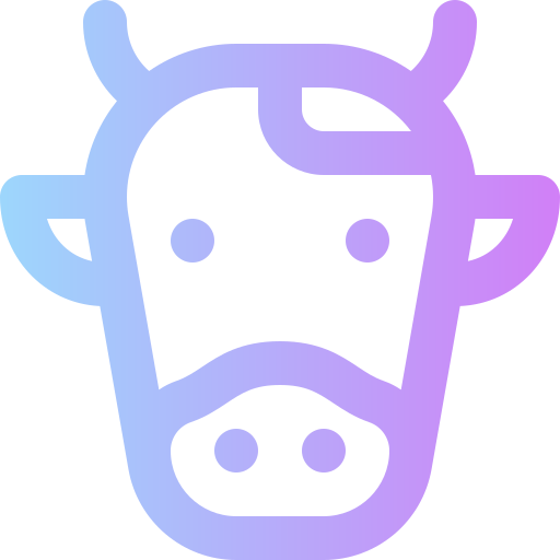 krowa Super Basic Rounded Gradient ikona