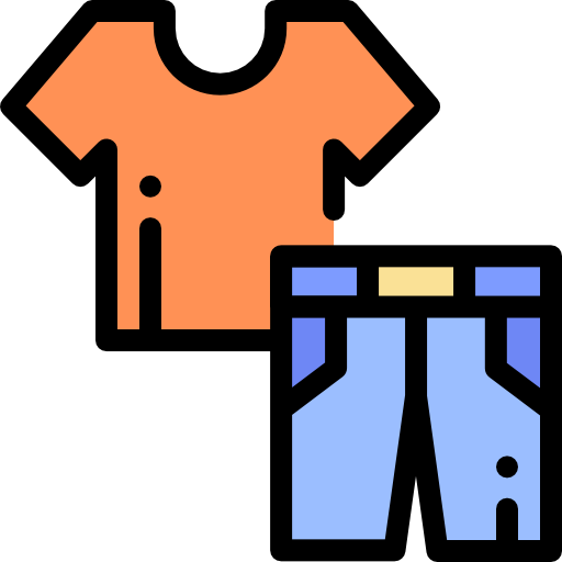 Clothes Detailed Rounded Lineal color icon