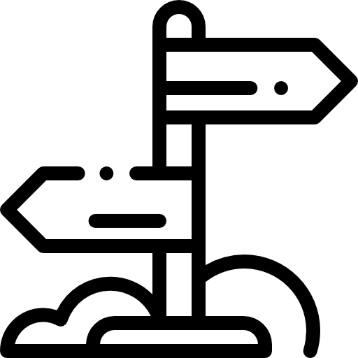 panneau de signalisation Detailed Rounded Lineal Icône