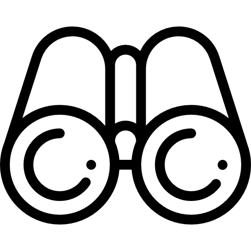 쌍안경 Detailed Rounded Lineal icon