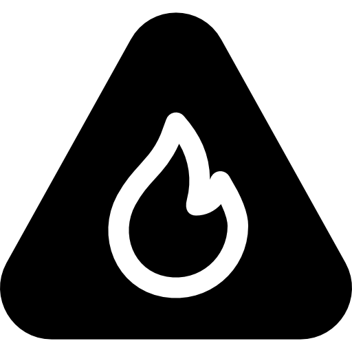 ogień Basic Rounded Filled ikona