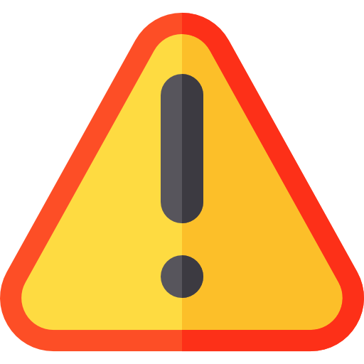 Warning Basic Rounded Flat icon