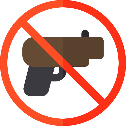 No weapons Basic Rounded Flat icon