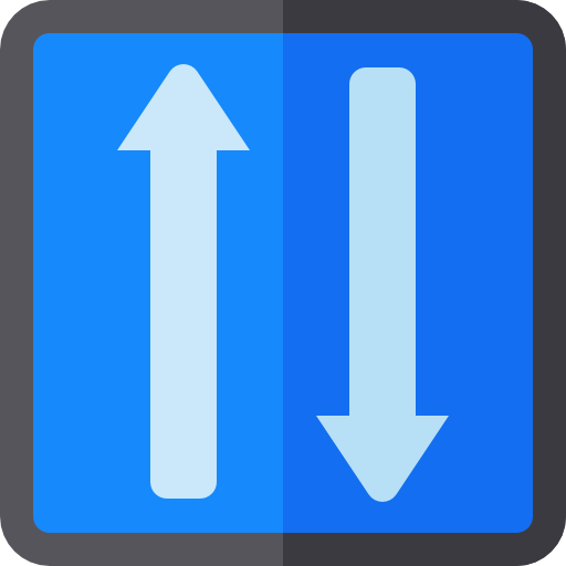 두 가지 방법 Basic Rounded Flat icon