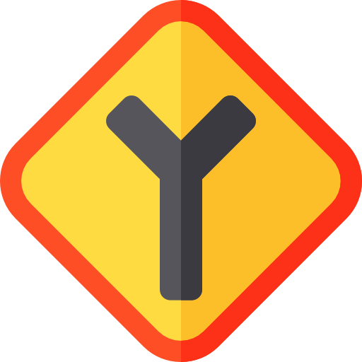 intersección Basic Rounded Flat icono