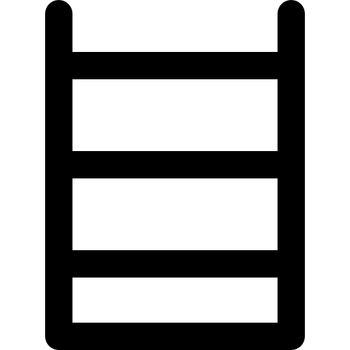 bücherregal Super Basic Rounded Lineal icon
