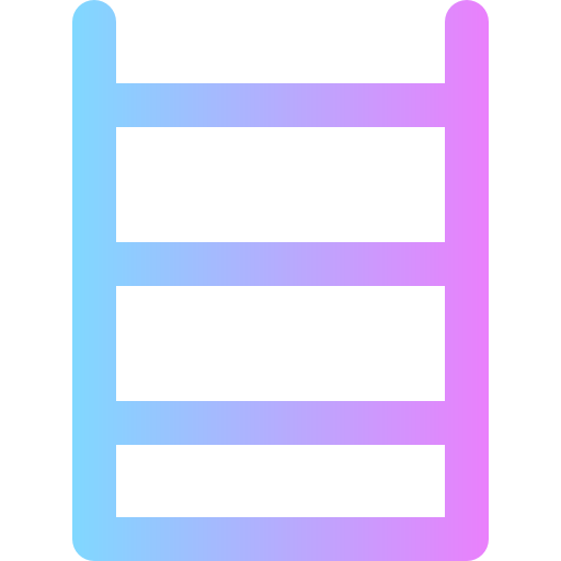 boekenplank Super Basic Rounded Gradient icoon