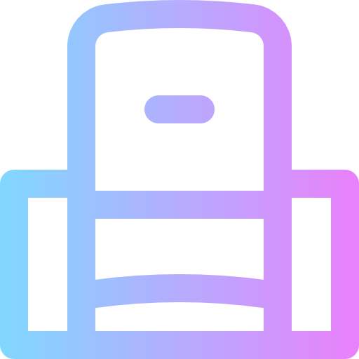 Armchair Super Basic Rounded Gradient icon
