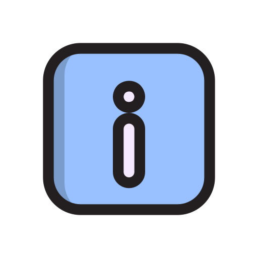 przycisk informacyjny Generic Rounded Shapes ikona