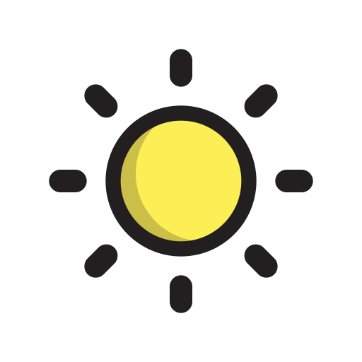 Brightness Generic Rounded Shapes icon
