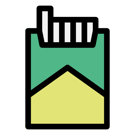 Cigarette Generic Outline Color icon