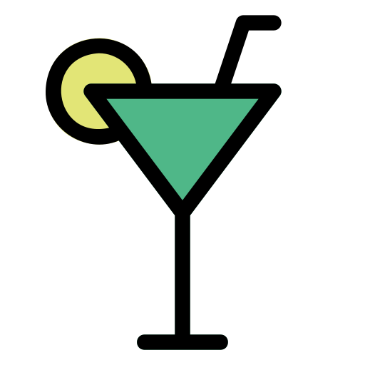 cocktail Generic Outline Color Icône