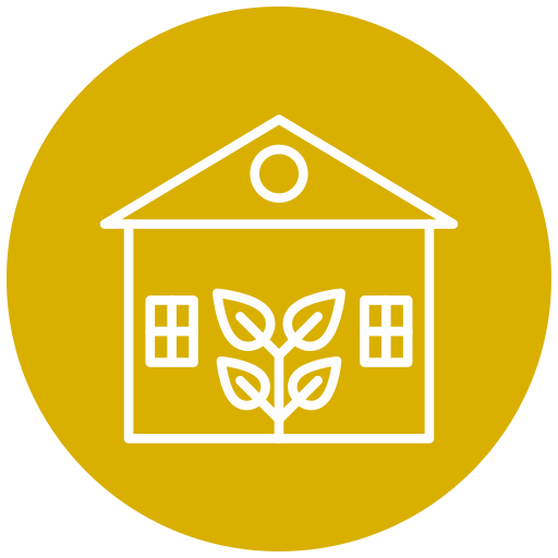 Eco house Generic Flat icon