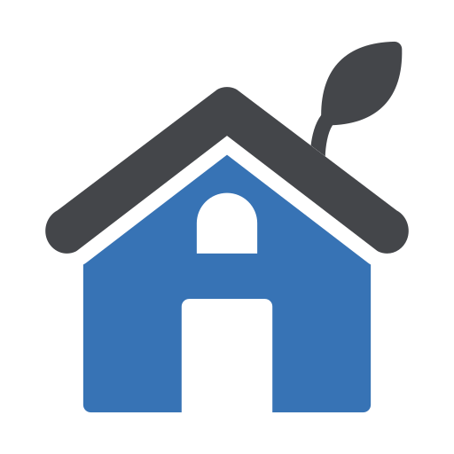 Eco home Generic Blue icon