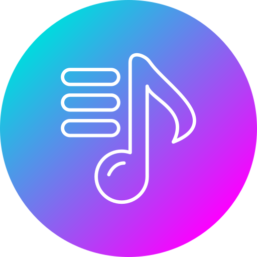 musik note Generic Flat Gradient icon