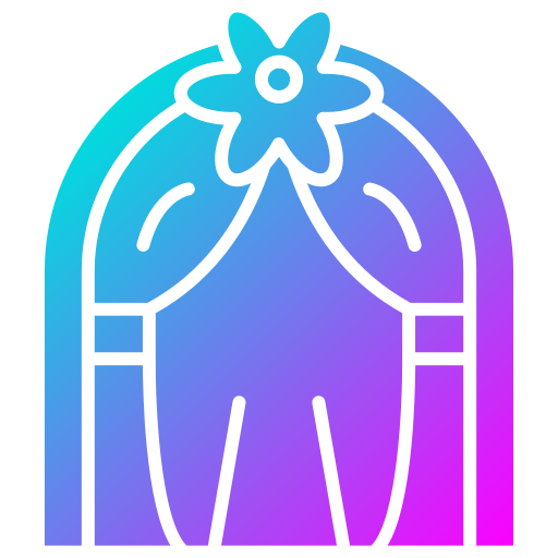 arco nuziale Generic Flat Gradient icona