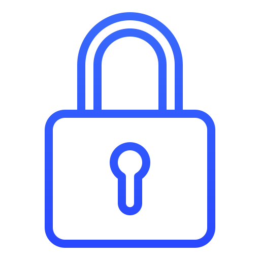 Padlock Generic Gradient icon