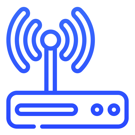 router de wifi Generic Gradient icono