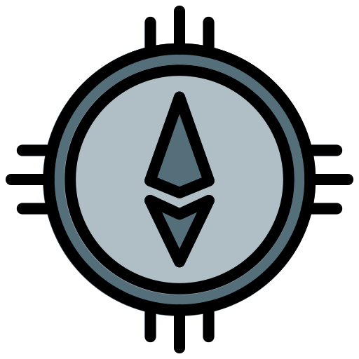 Ethereum Generic Outline Color icon