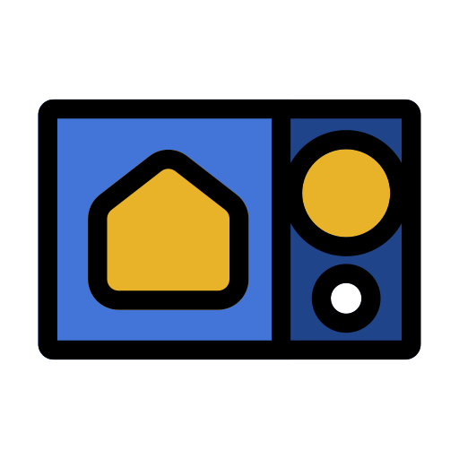 panel de control Generic Outline Color icono