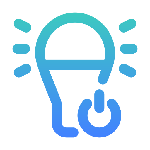 Smart bulb Generic Gradient icon