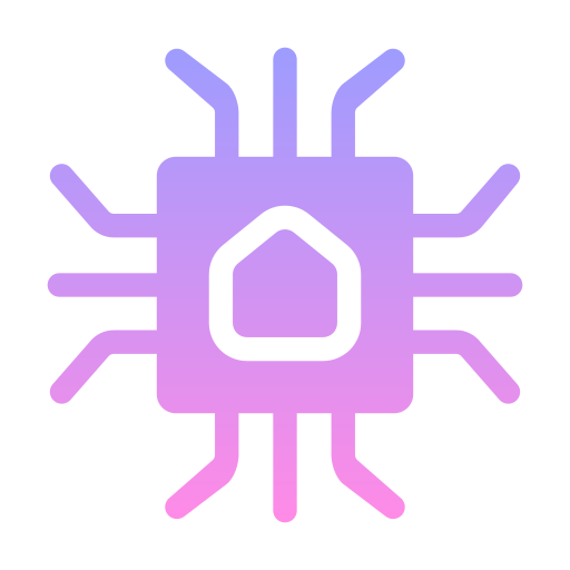 microcontroller Generic Flat Gradient icoon