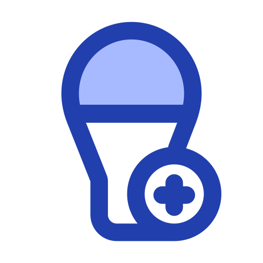 lâmpada inteligente Generic Blue Ícone