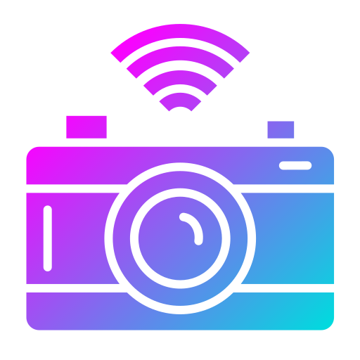 cámara fotográfica Generic Flat Gradient icono