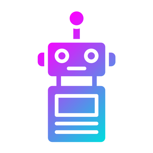 robot Generic Flat Gradient icono