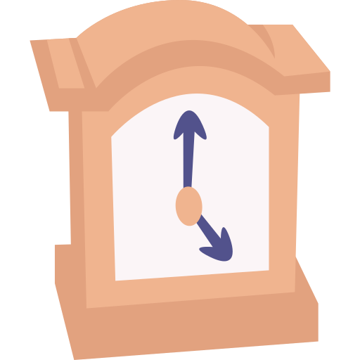 Desk clock Generic Flat icon