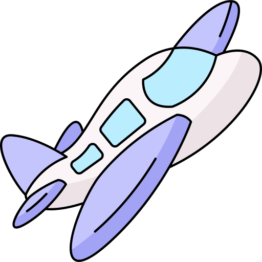 flugzeug Generic Thin Outline Color icon