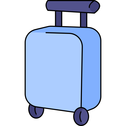 maleta Generic Thin Outline Color icono
