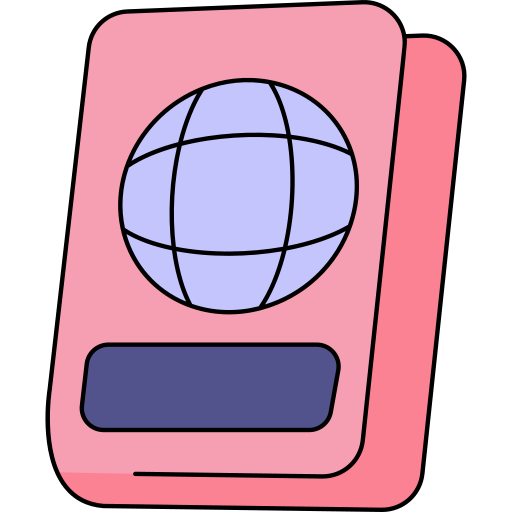 pasaporte Generic Thin Outline Color icono