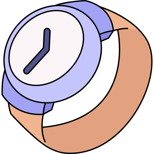 Watch Generic Thin Outline Color icon