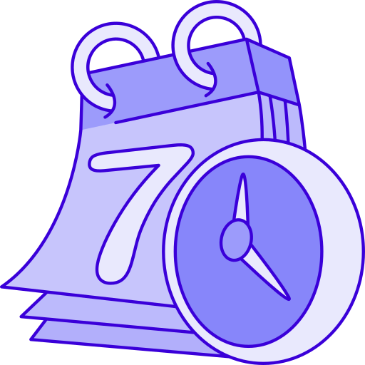 7 days Generic Outline Color icon