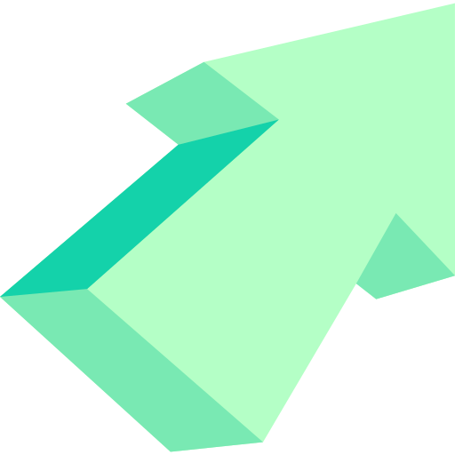 diagonale pijl Generic Flat icoon