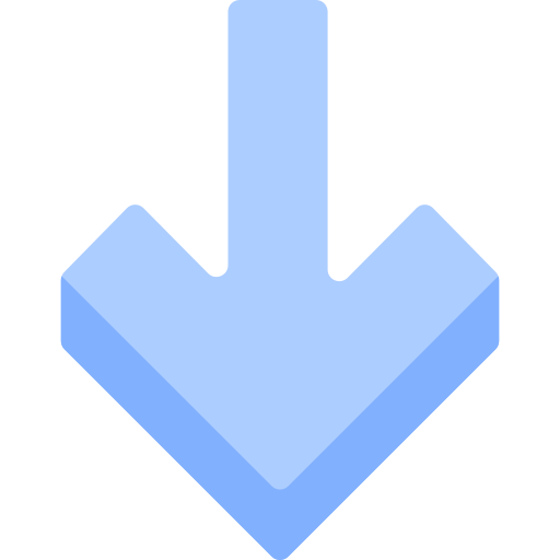 아래쪽 화살표 Generic Flat icon