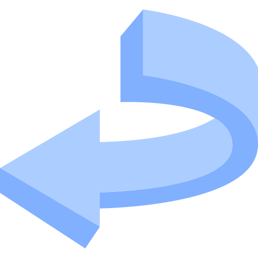 flecha curva Generic Flat icono