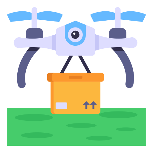 Доставка дронами Generic Flat иконка