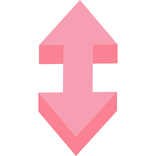 verticaal formaat wijzigen Generic Flat icoon
