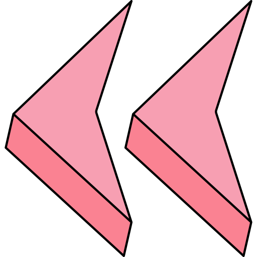 flecha izquierda Generic Thin Outline Color icono