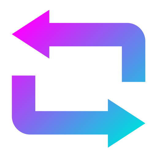 Repeat Generic Flat Gradient icon