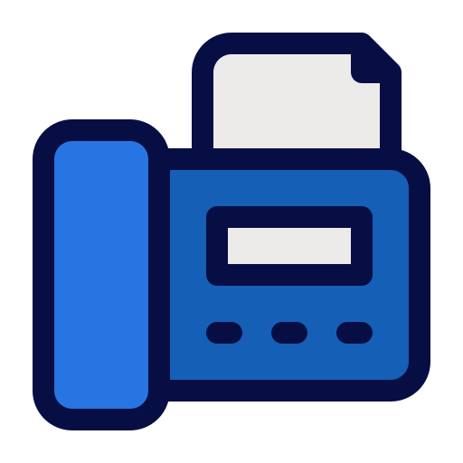 ファックス Generic Outline Color icon