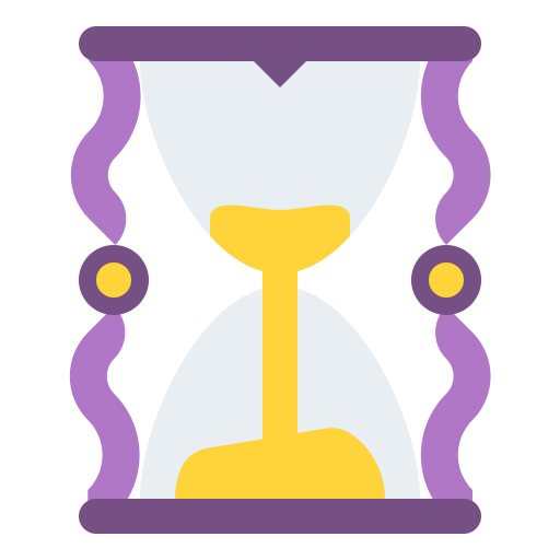 reloj de arena Iconixar Flat icono