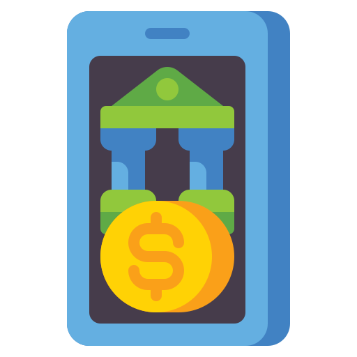 Mobile banking Flaticons Flat icon