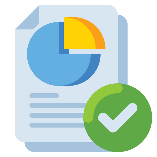 Financial report Flaticons Flat icon