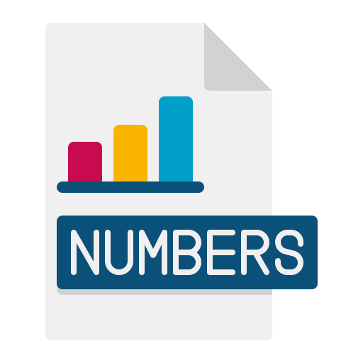 Numbers Flaticons Flat icon