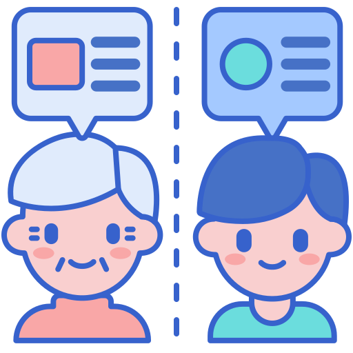 Opinions Flaticons Lineal Color icon
