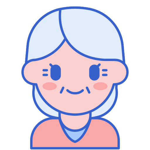 Elderly Flaticons Lineal Color icon