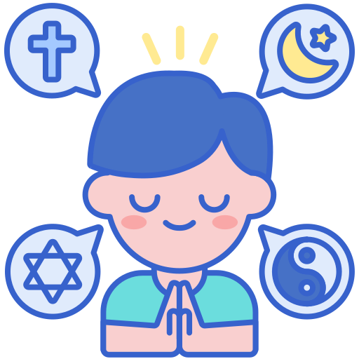 宗教的 Flaticons Lineal Color icon